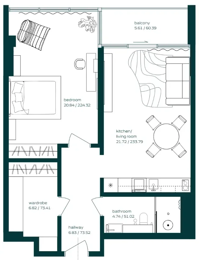 Arsenal East Vibe floor plan