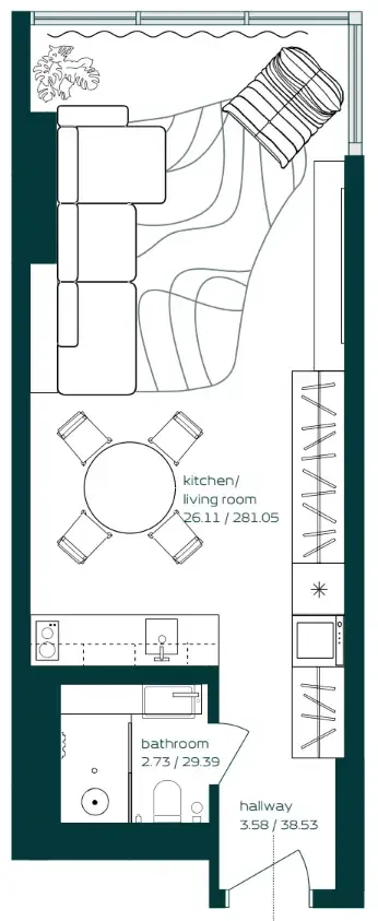 Arsenal East Vibe floor plan