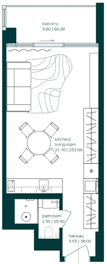 Arsenal East Vibe floor plan