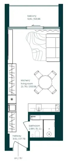 Arsenal East Vibe floor plan