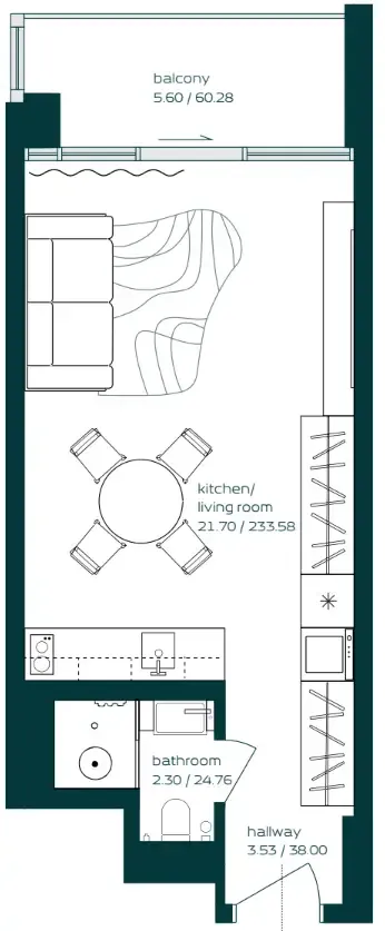 Arsenal East Vibe floor plan