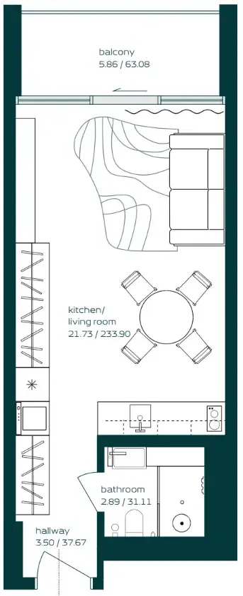 Arsenal East Vibe floor plan