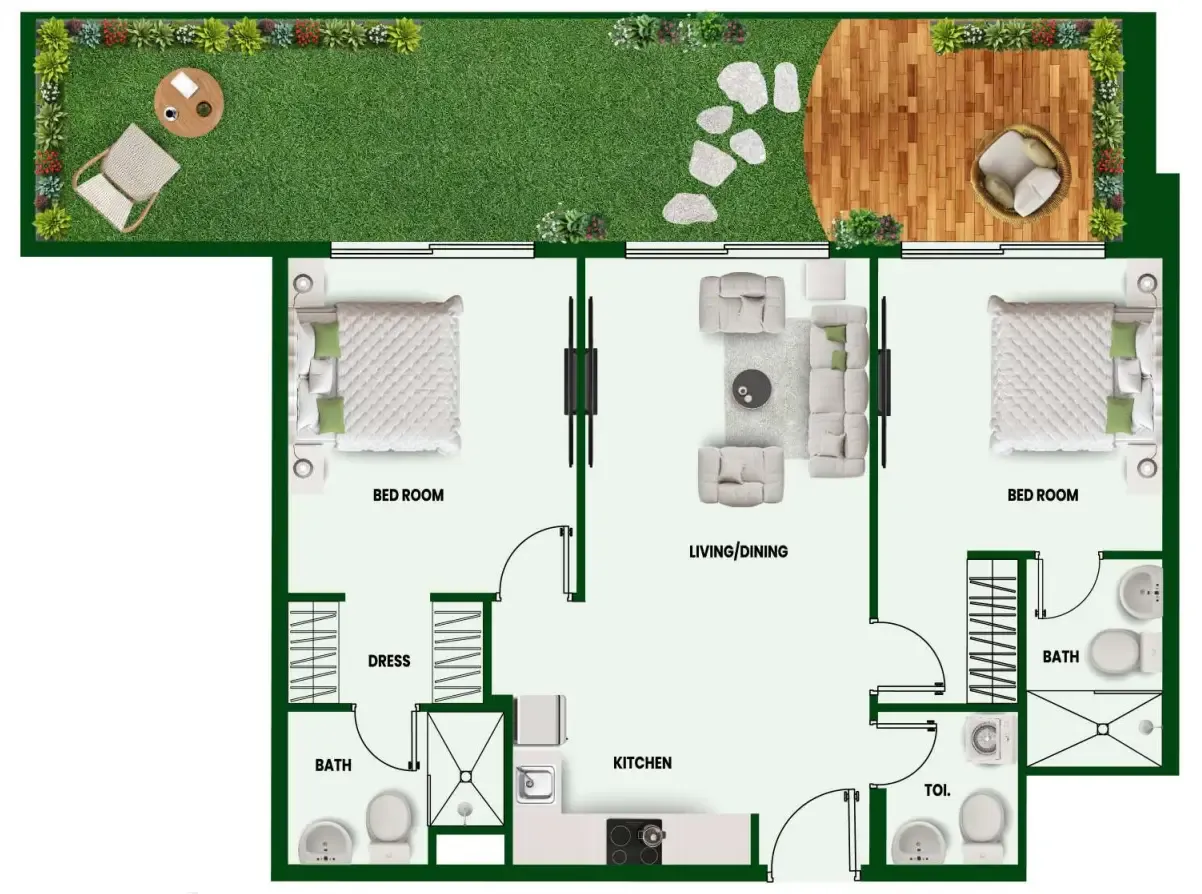 Vincitore Vincitore Wellness Estate floor plan