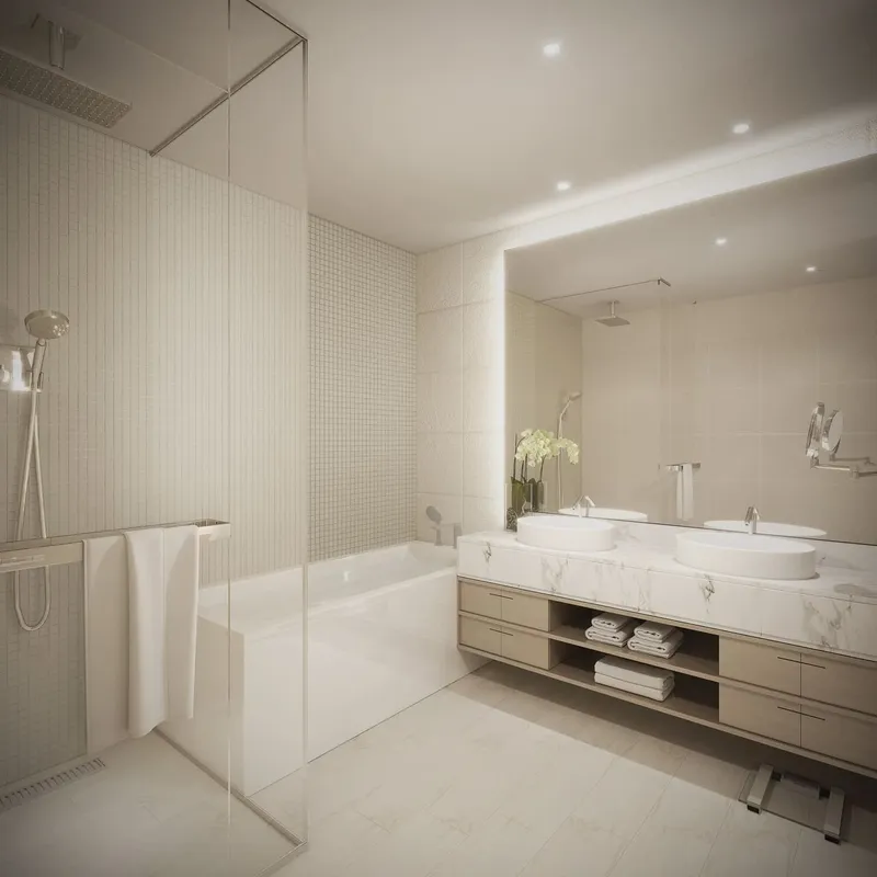 Interior at Wasl1 1 Residences in Al Kifaf Dubai