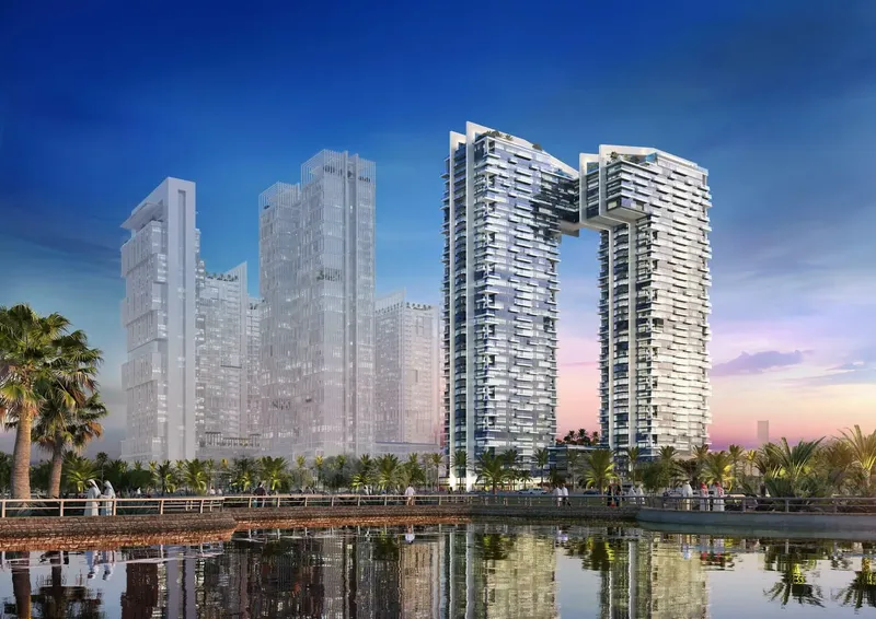 Exterior at Wasl1 1 Residences in Al Kifaf Dubai