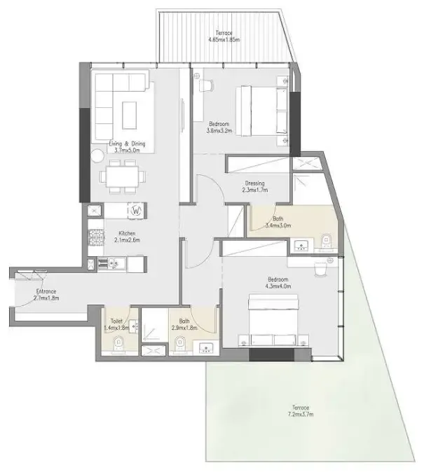Amber Developments Zenith Residences floor plan