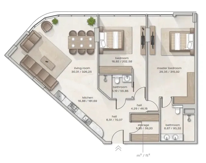 Arsenal East Zephyra Residences floor plan