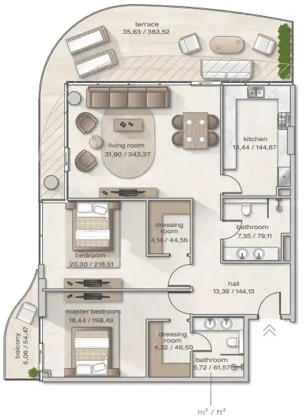 Arsenal East Zephyra Residences floor plan