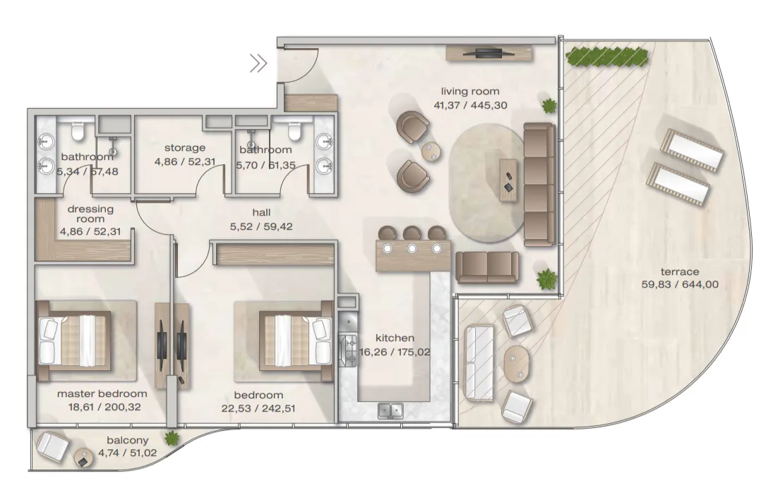 Arsenal East Zephyra Residences floor plan