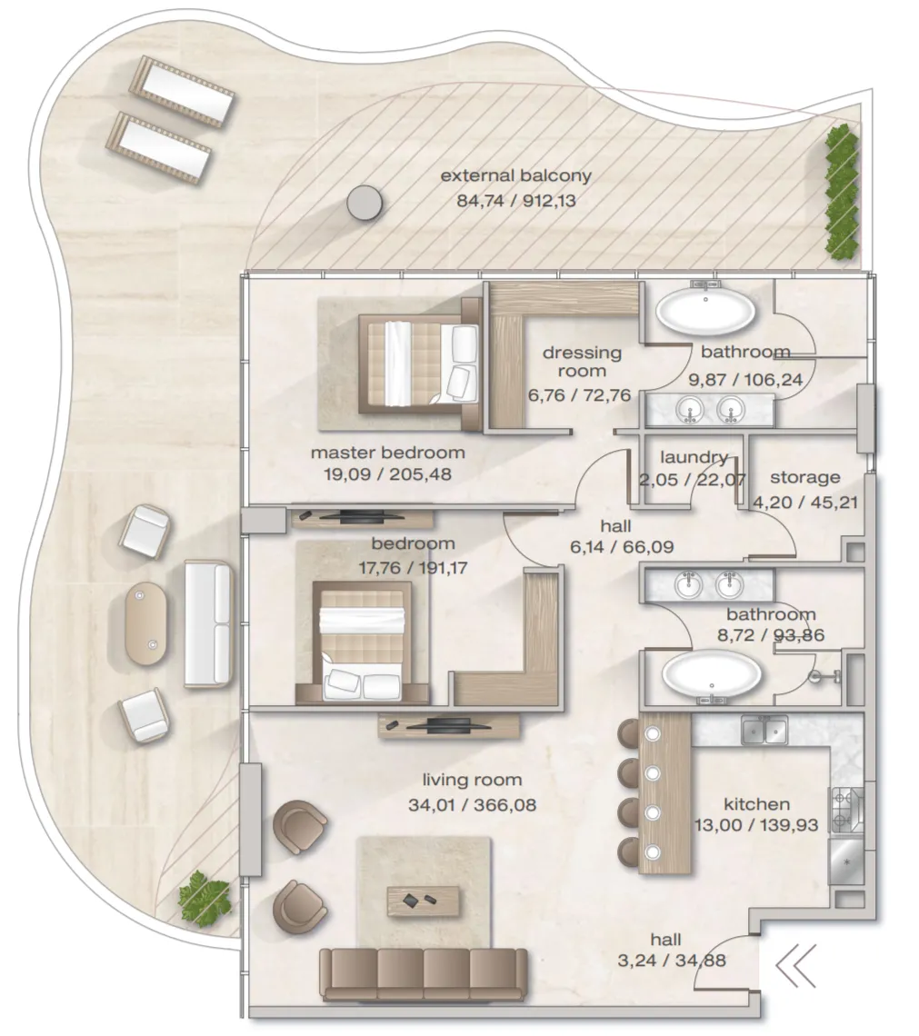 Arsenal East Zephyra Residences floor plan