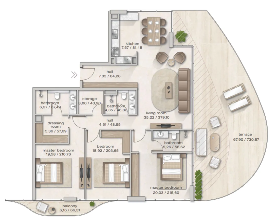 Arsenal East Zephyra Residences floor plan