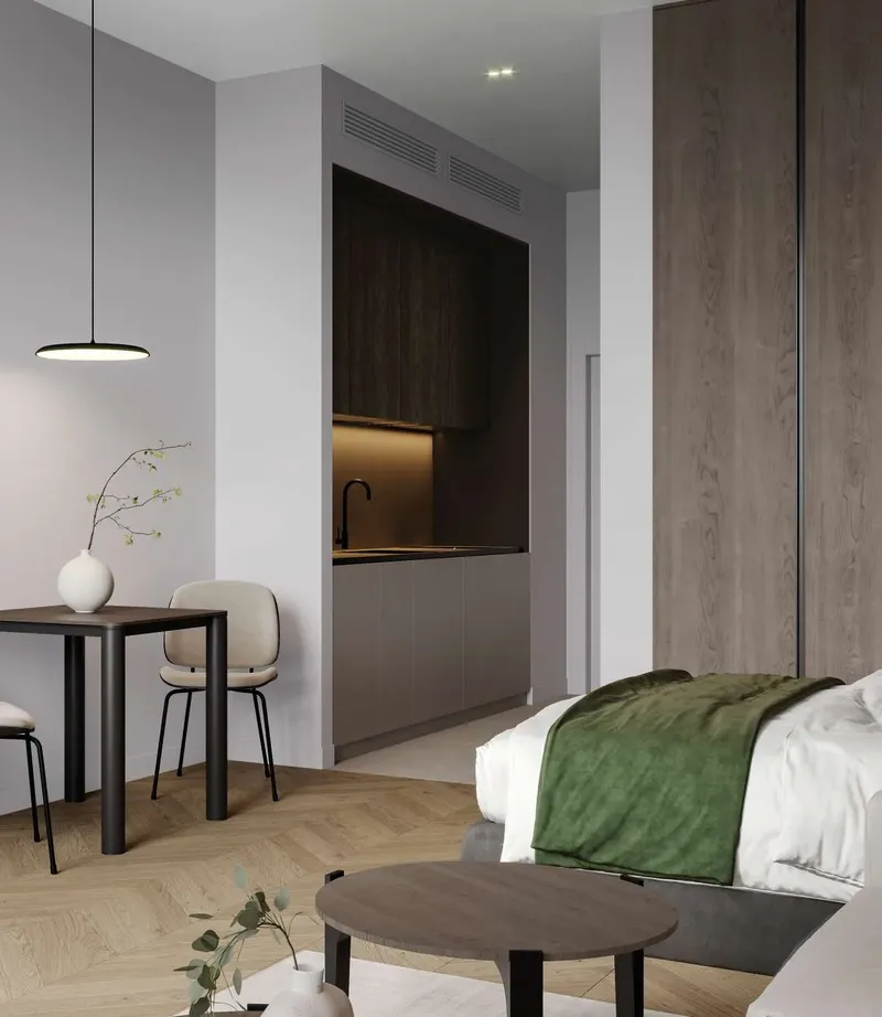 Interior at 1WOOD Residence 2 in JVC (Jumeirah Village Circle) Dubai