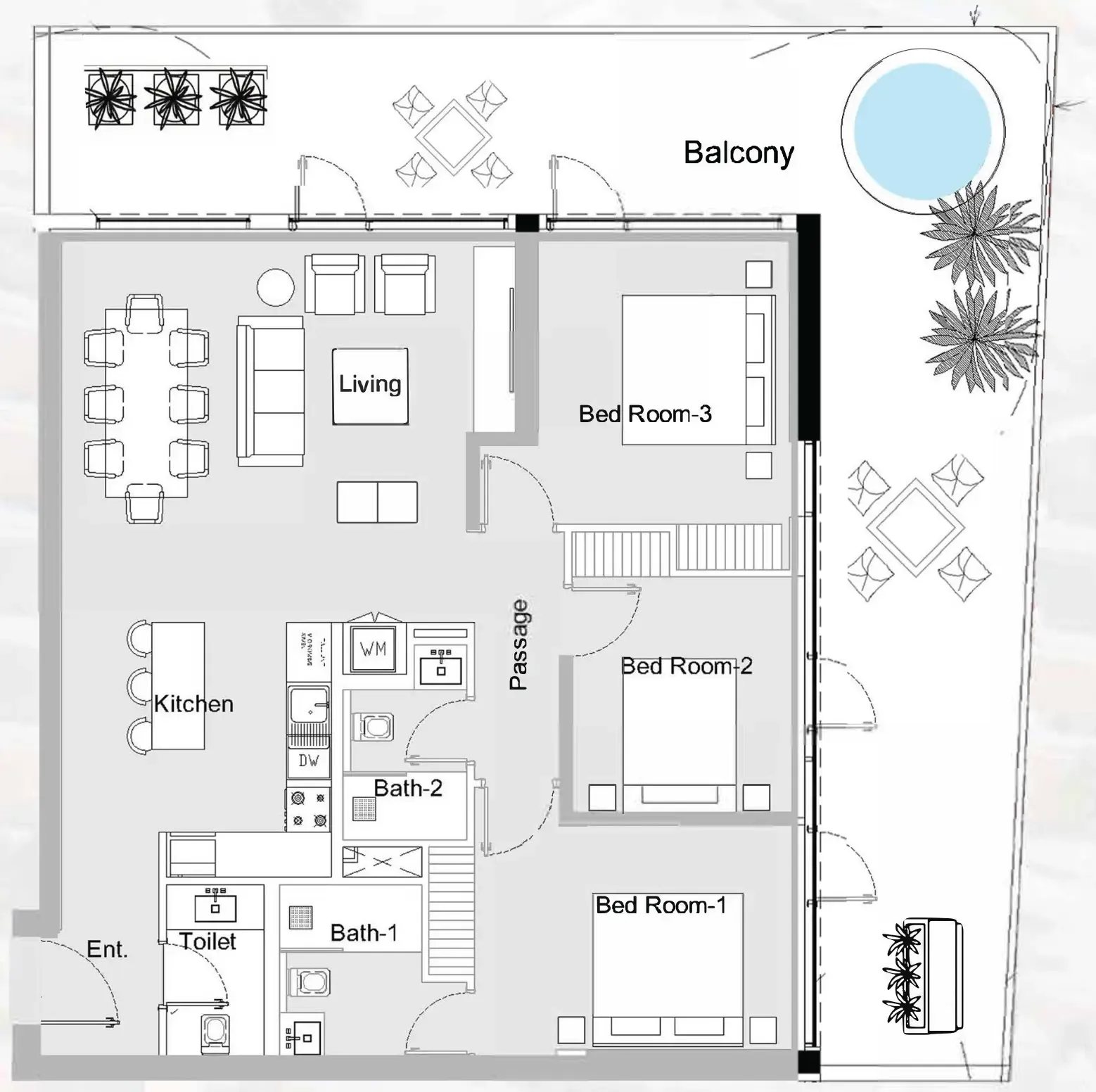 BAMX Development 311 Boulevard floor plan