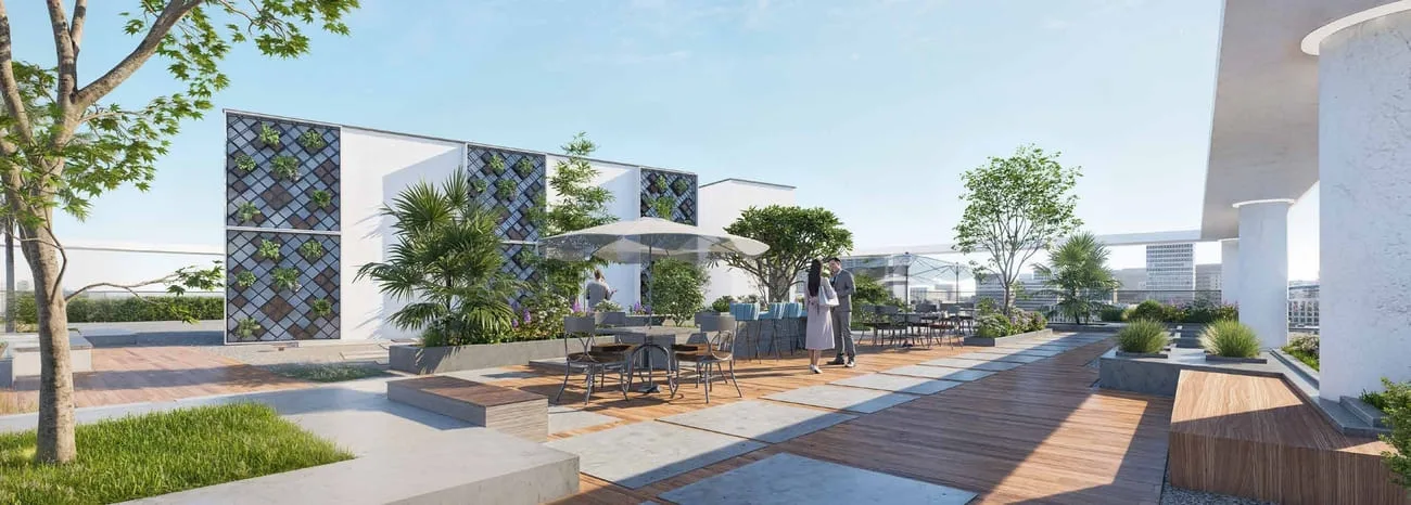 Rooftop Retreat & Natural Design Elements amenity image at 77 Boulevard