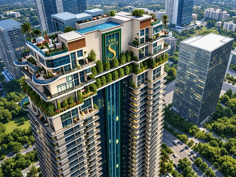 Exterior at 77S Tower in Business Bay Dubai