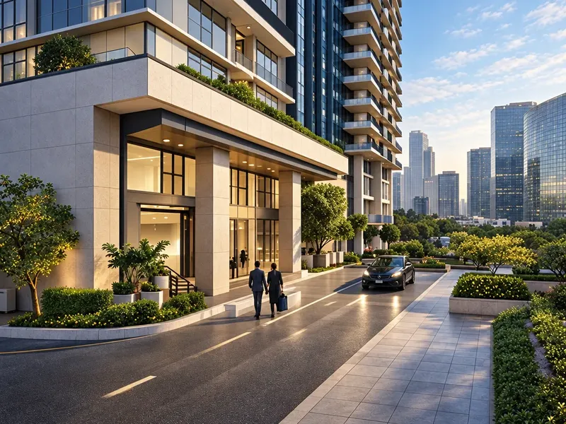 Exterior at 77S Tower in Business Bay Dubai
