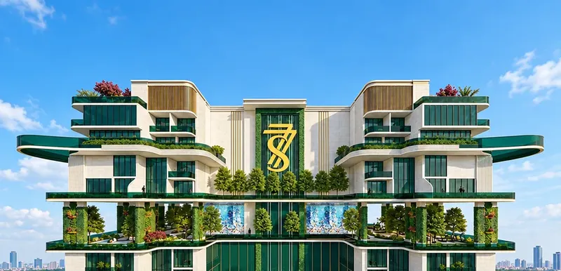 Exterior at 77S Tower in Business Bay Dubai
