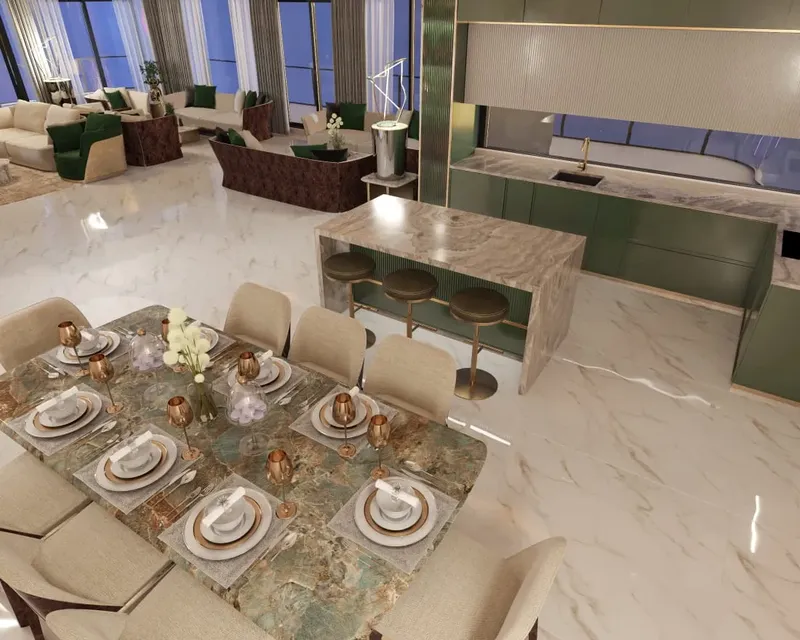 Interior at 77S Tower in Business Bay Dubai