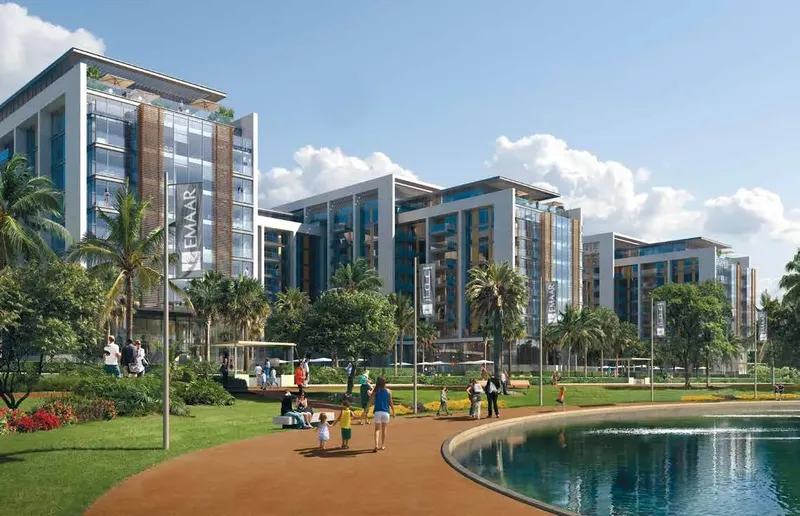 Exterior at Acacia Park Heights in Dubai Hills Dubai