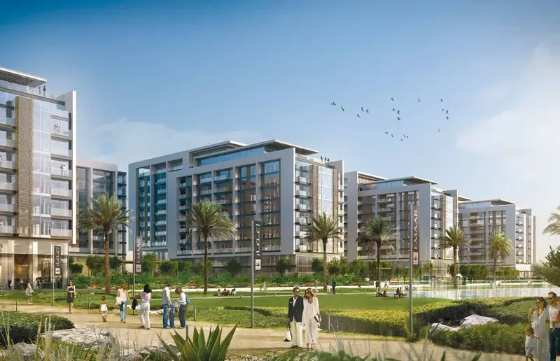 Exterior at Acacia Park Heights in Dubai Hills Dubai