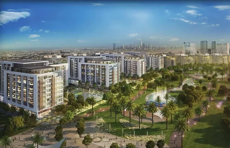 Exterior at Acacia Park Heights in Dubai Hills Dubai