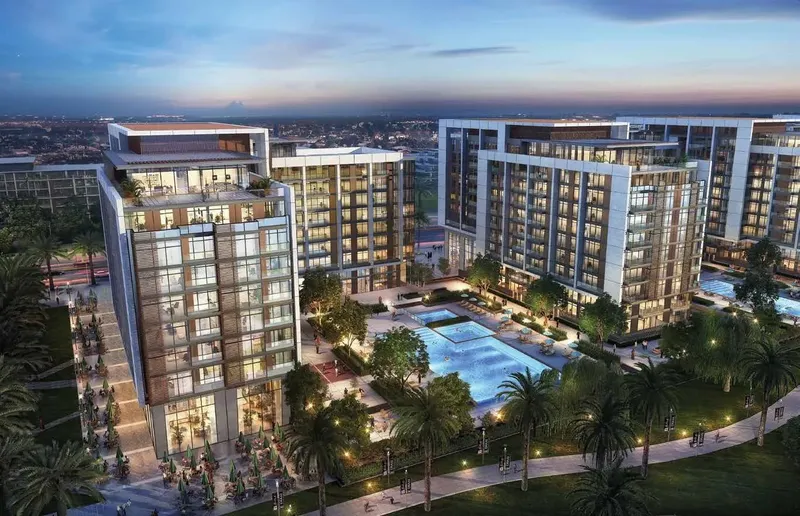 Exterior at Acacia Park Heights in Dubai Hills Dubai