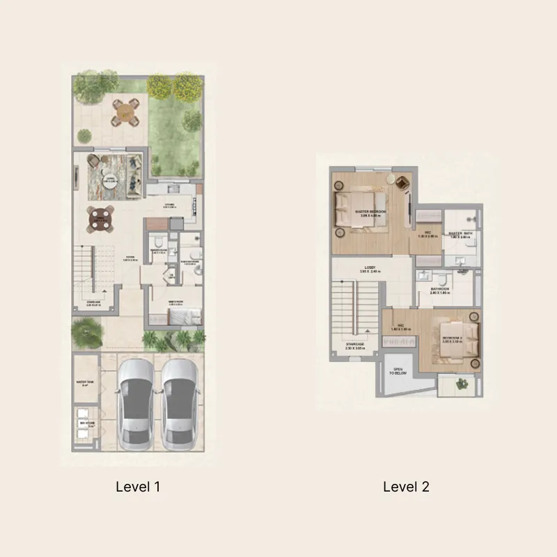 ALDAR Al Ghadeer Parks floor plan