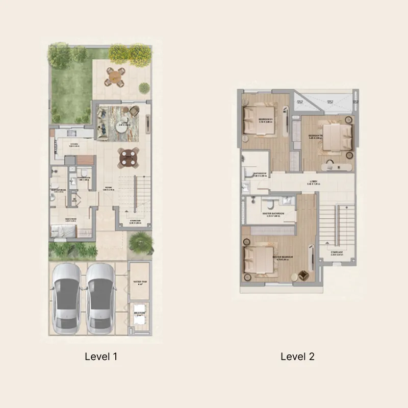 ALDAR Al Ghadeer Parks floor plan