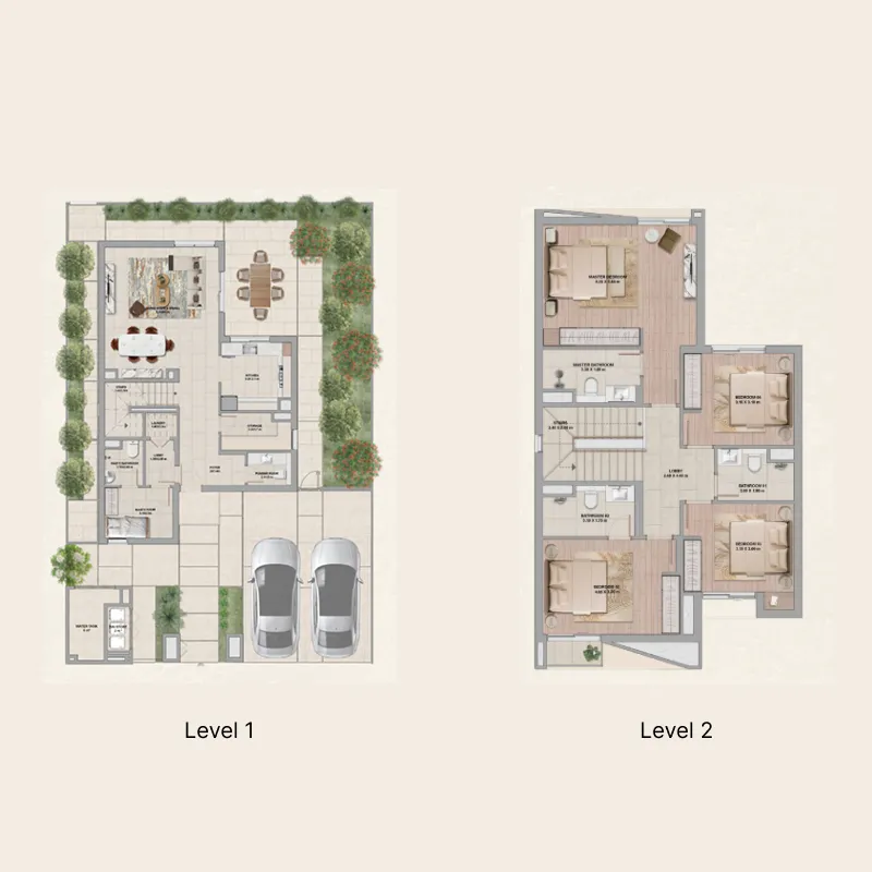 ALDAR Al Ghadeer Parks floor plan