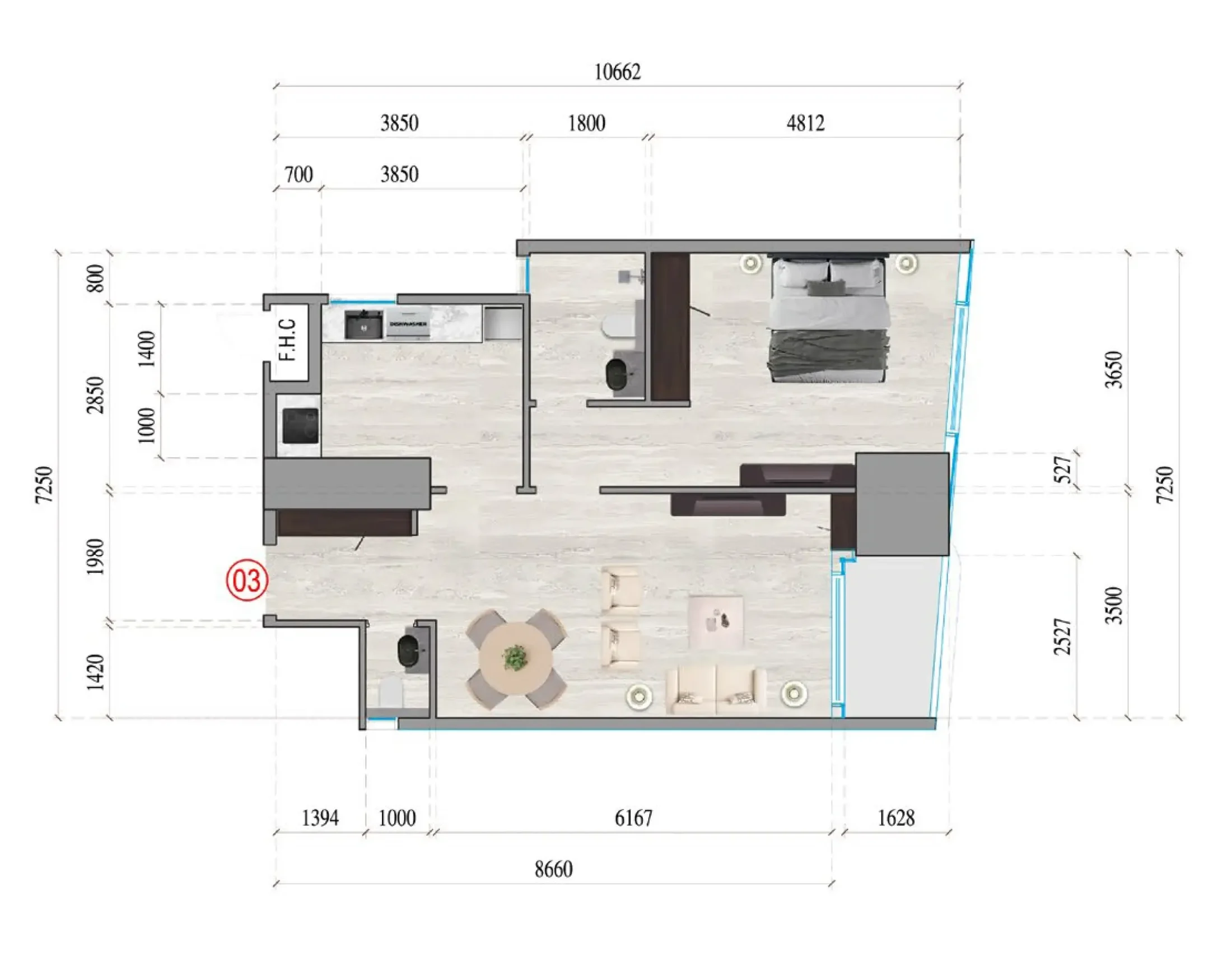 Tiger Group Al Ghaf Tower floor plan