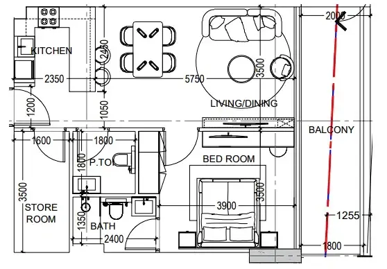 Dugasta Al Haseen Residences 6 floor plan