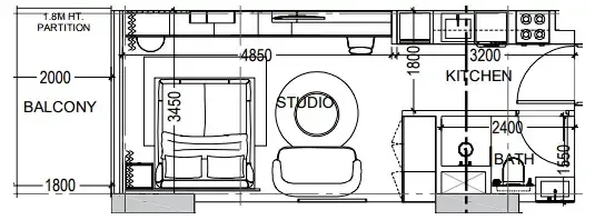 Dugasta Al Haseen Residences 6 floor plan