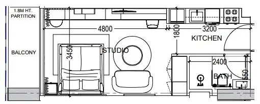 Dugasta Al Haseen Residences 6 floor plan
