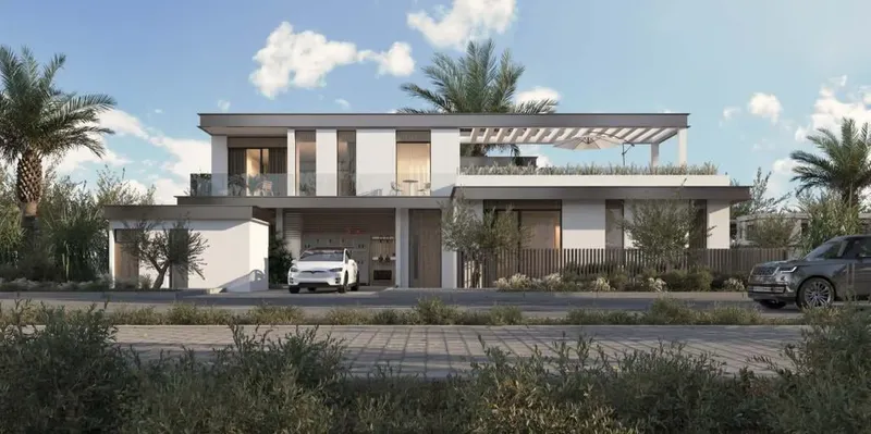 Exterior at Al Naseem Villas by Modon Properties in Abu Dhabi Abu Dhabi