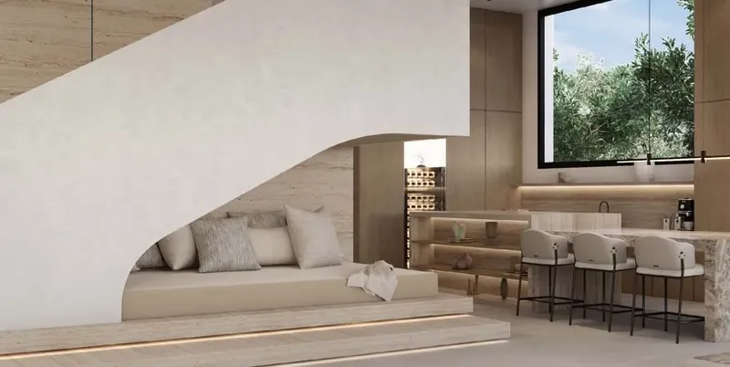 Interior at Al Naseem Villas by Modon Properties in Abu Dhabi Abu Dhabi