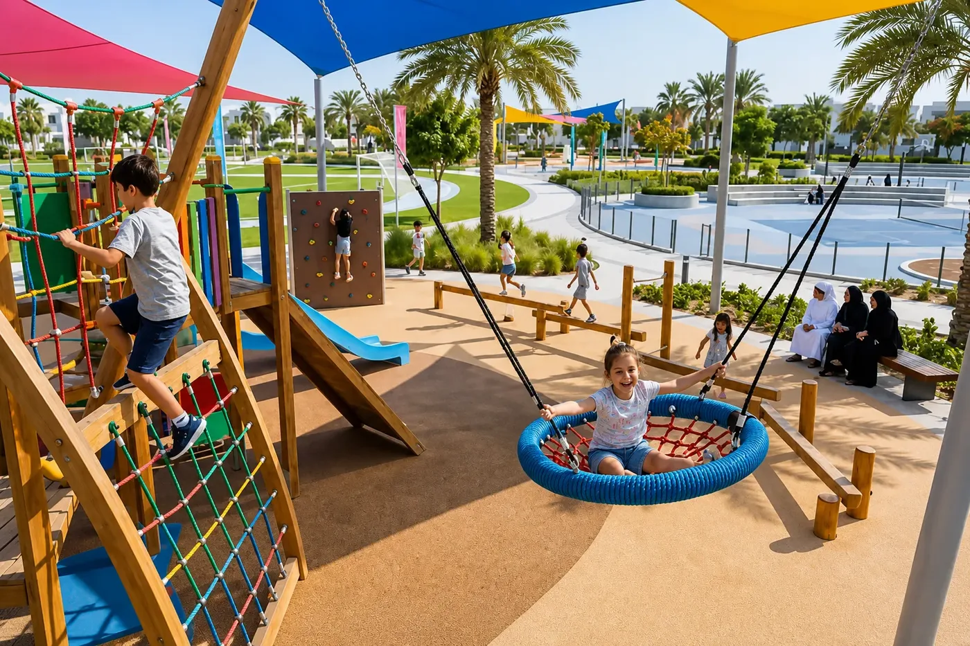 Outdoor Kids’ Play Area amenity image at Alva The Valley