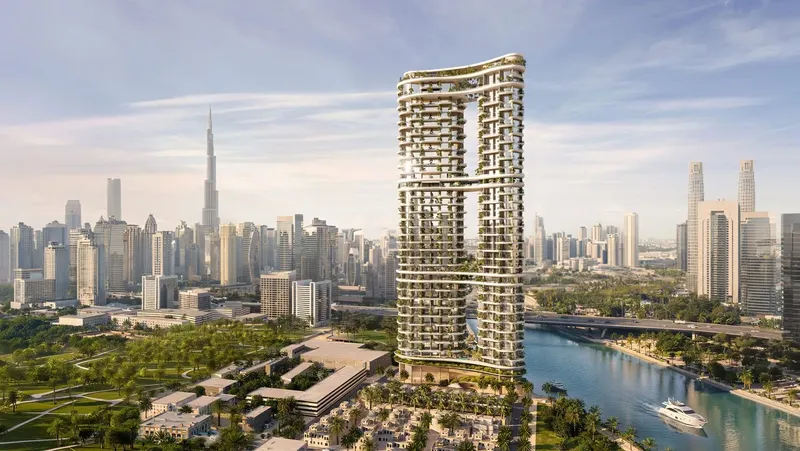 Exterior at Amali Residences at Business Bay in Al Wasl Dubai