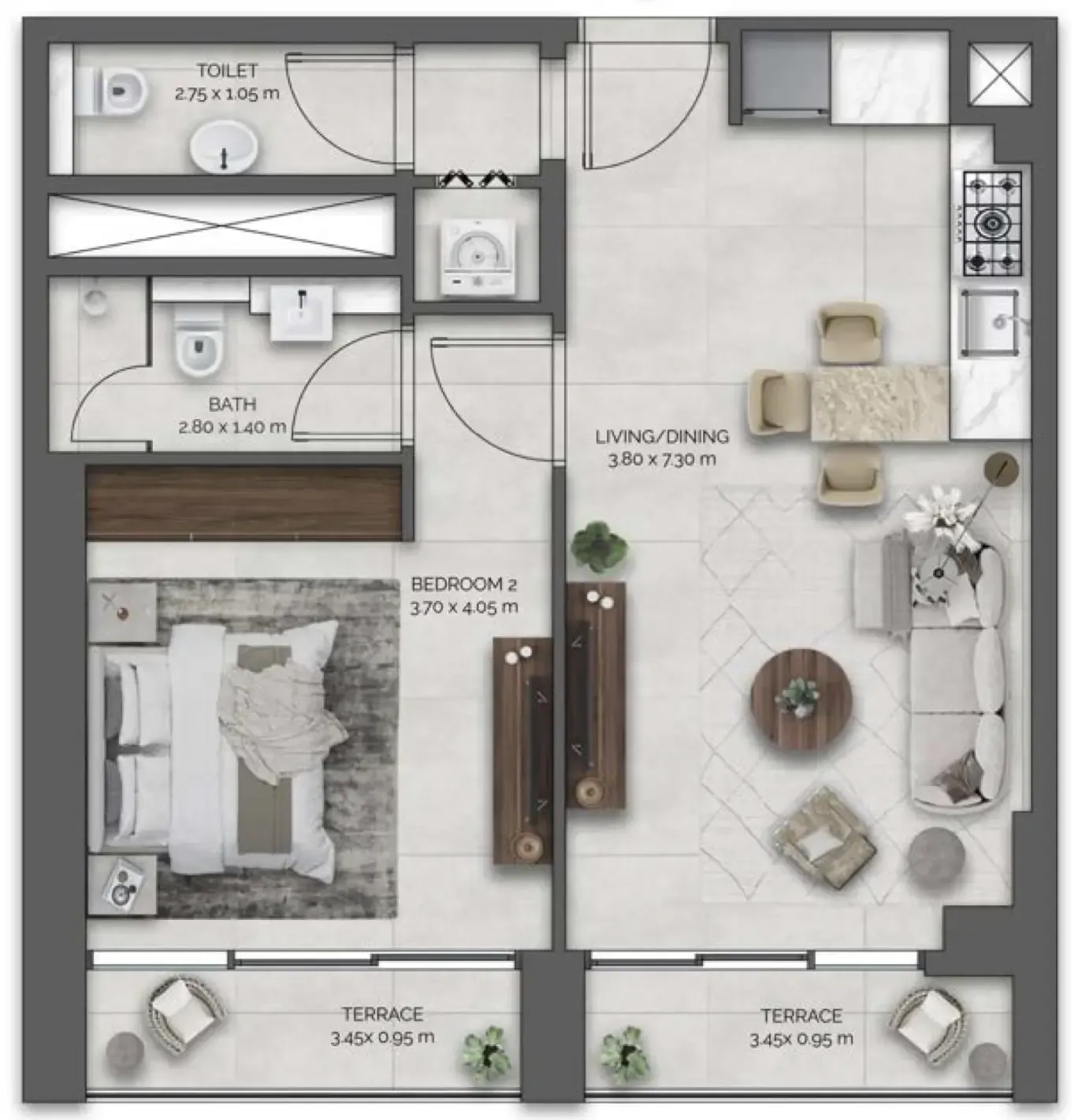 Palladium Prime Real Estate Development Amazonia Residence floor plan