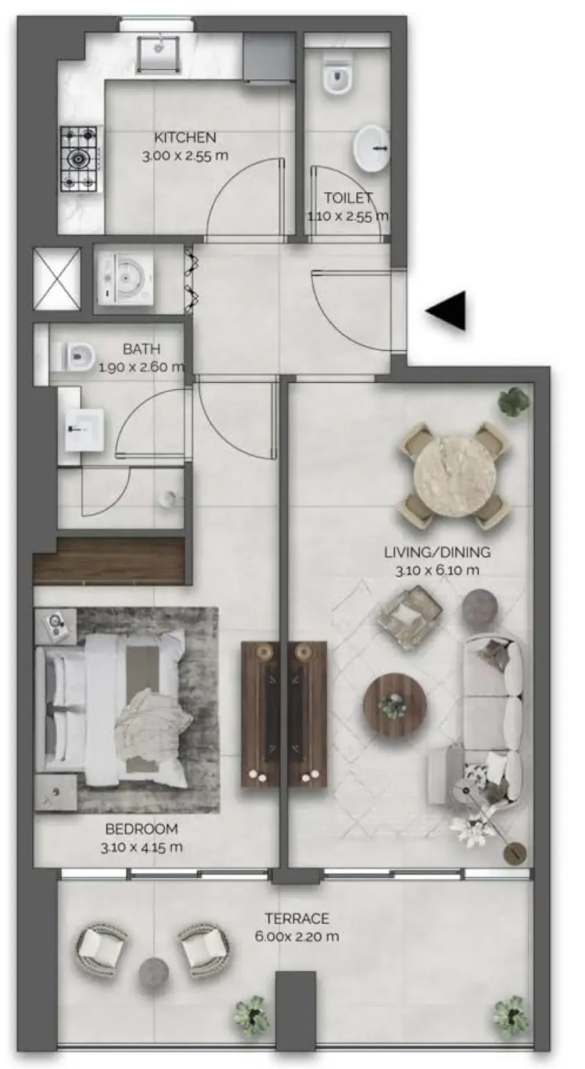 Palladium Prime Real Estate Development Amazonia Residence floor plan