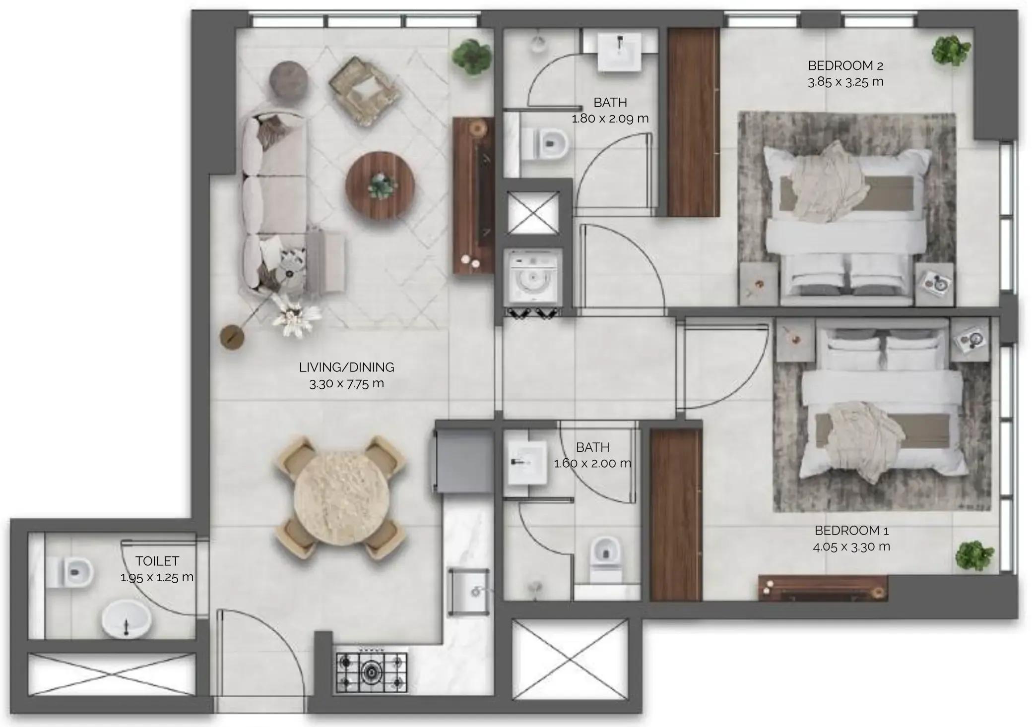 Palladium Prime Real Estate Development Amazonia Residence floor plan