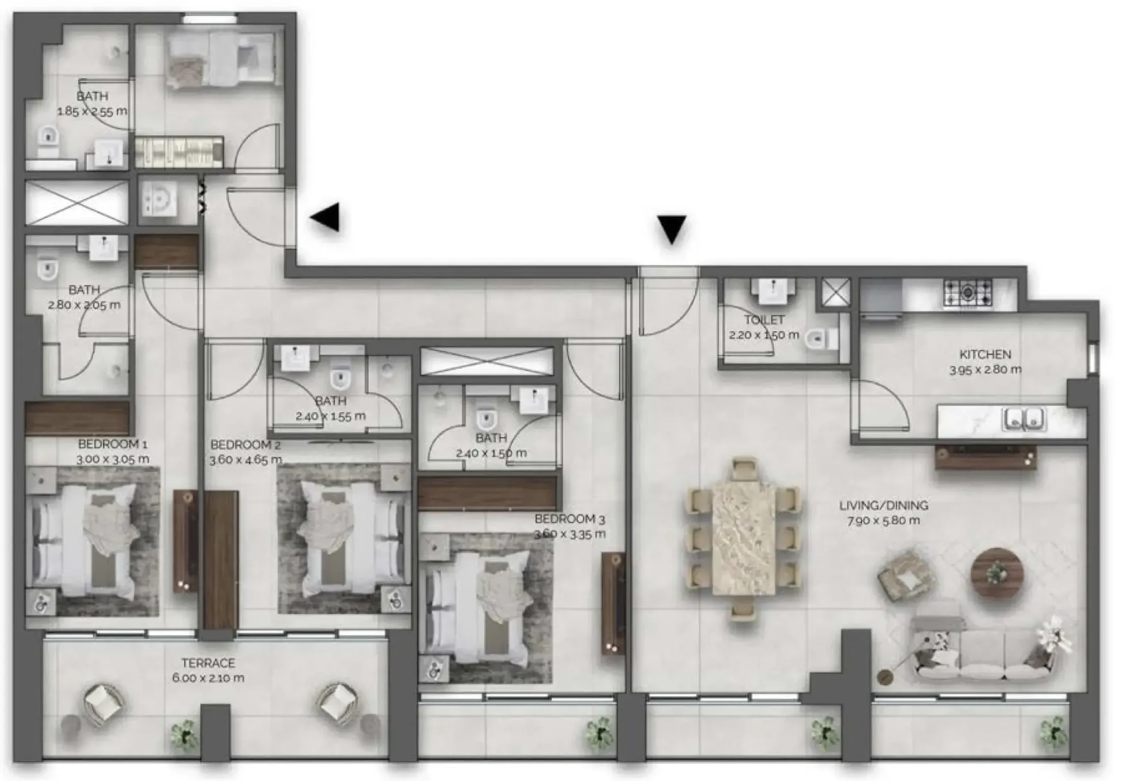 Palladium Prime Real Estate Development Amazonia Residence floor plan