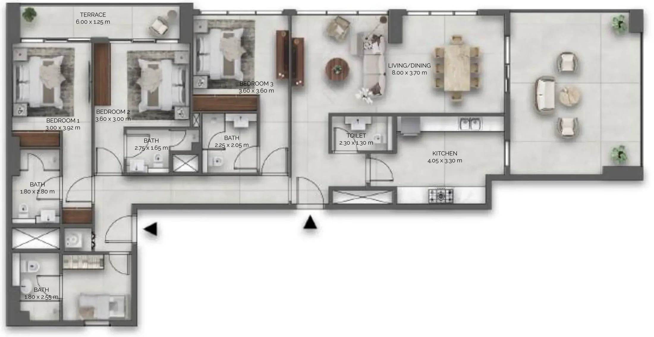 Palladium Prime Real Estate Development Amazonia Residence floor plan