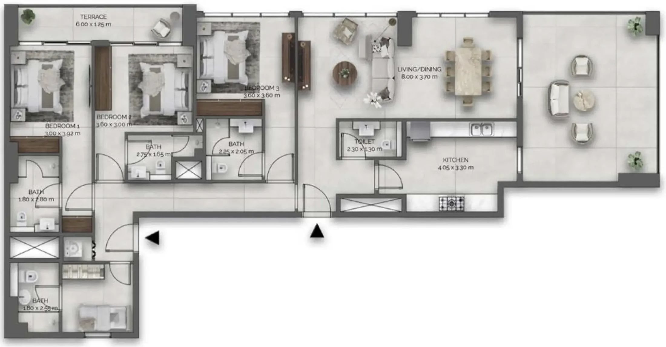 Palladium Prime Real Estate Development Amazonia Residence floor plan