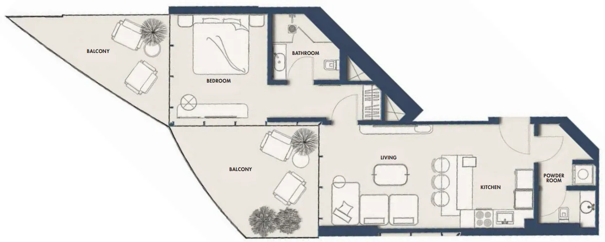 Citi Developers Amra Residences floor plan