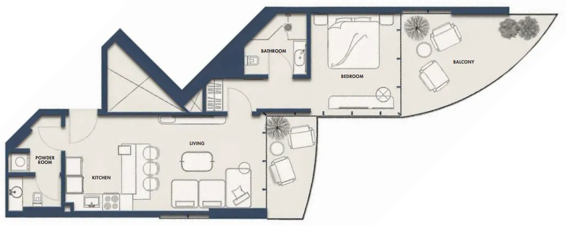 Citi Developers Amra Residences floor plan