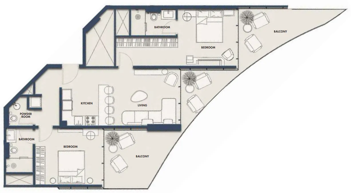 Citi Developers Amra Residences floor plan