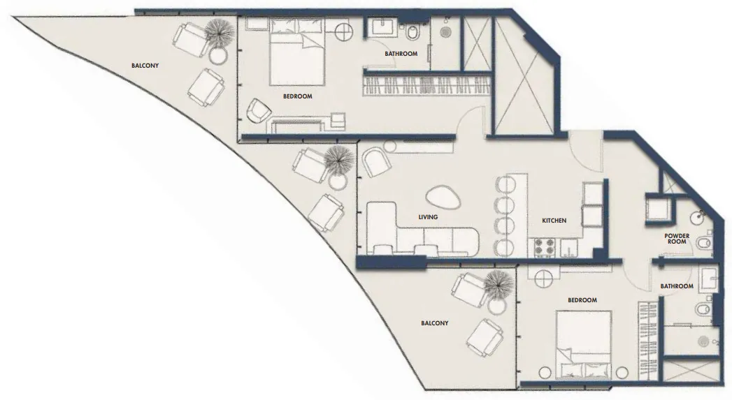 Citi Developers Amra Residences floor plan