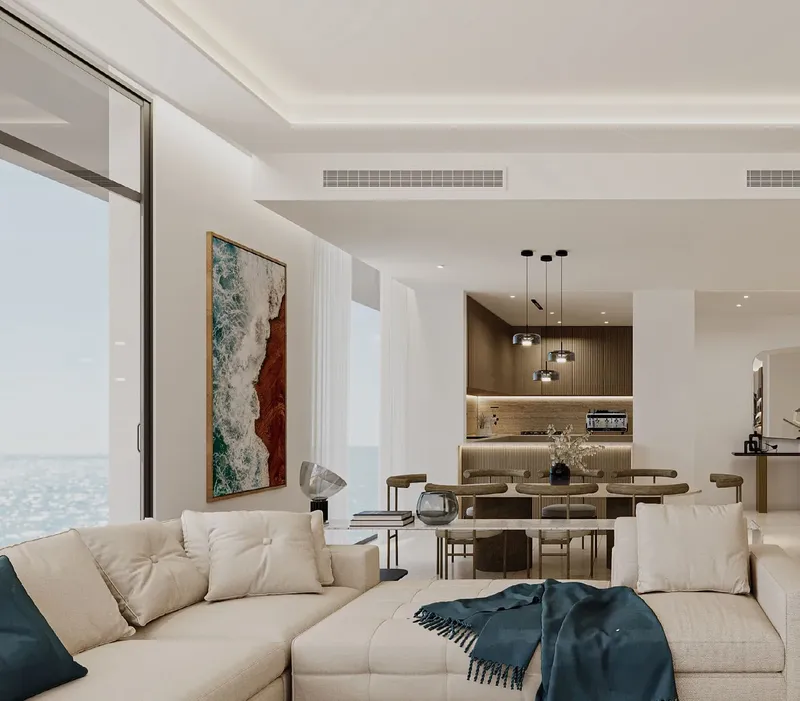 Interior at Anwa Aria in Maritime City Dubai