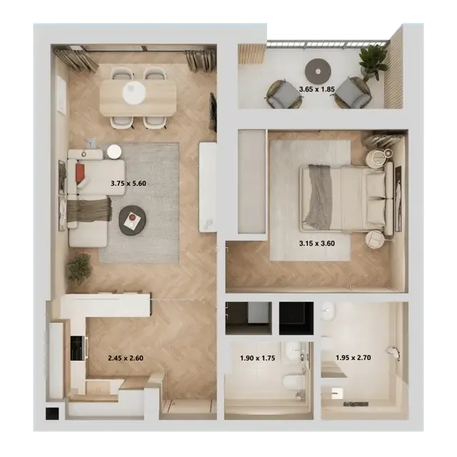Qube Development Arisha Terraces floor plan