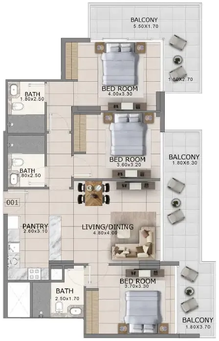 Majid Developments Arlington Park 2 floor plan